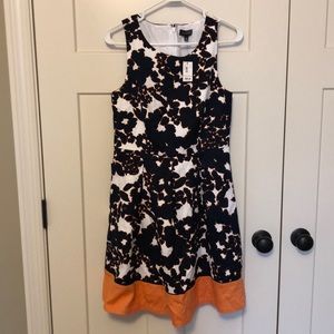 The Limited fit and flare a line dress